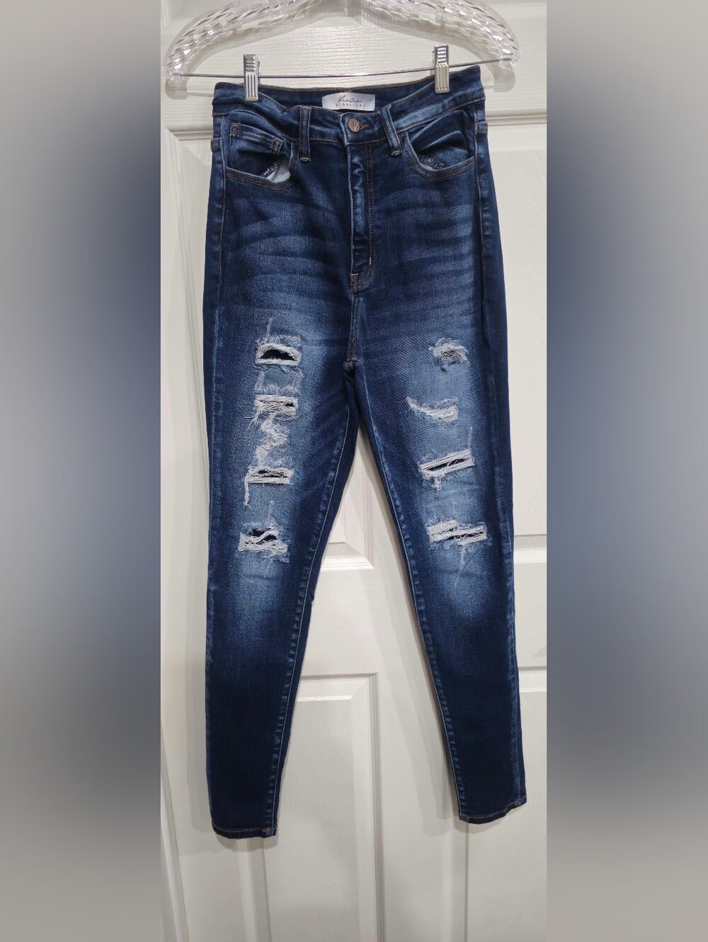 KanCan Indigo Ripped Skinny Jeans